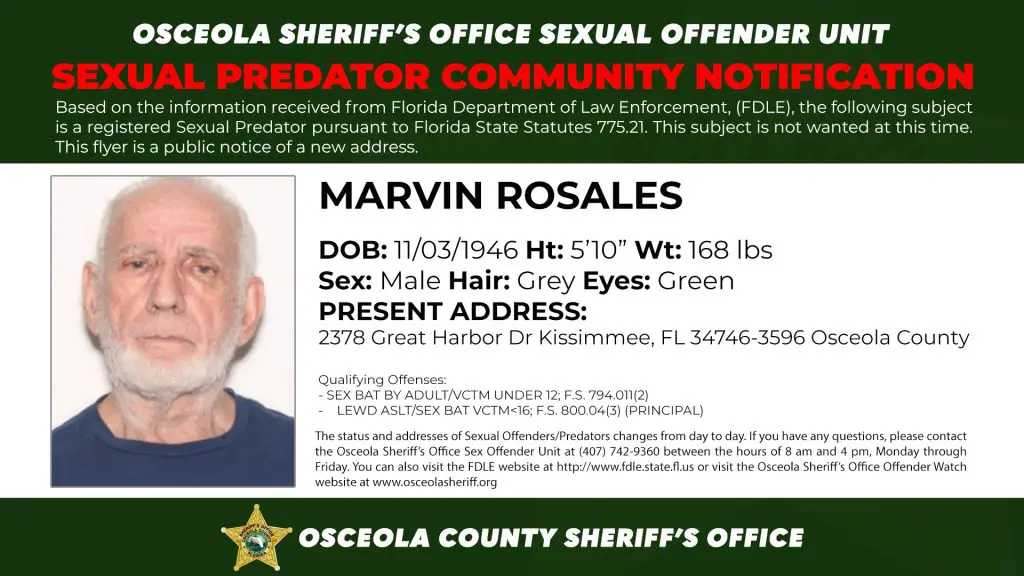 Marvin Rosales - Sex Predator