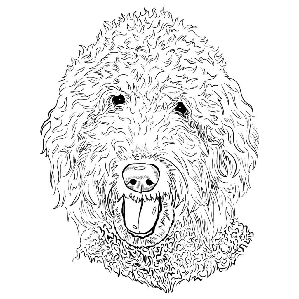 K9_murphy Coloring Page 2