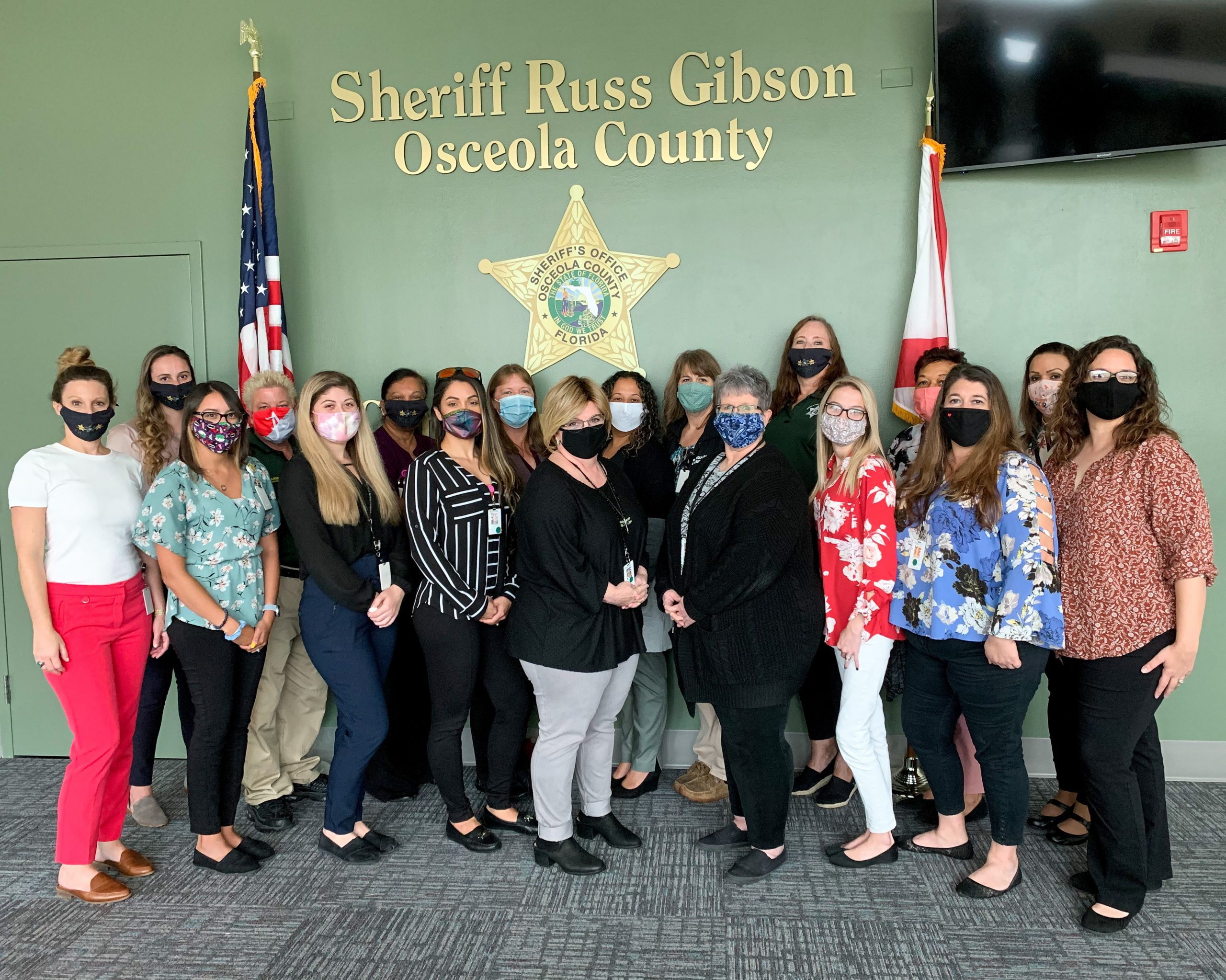 Osceola County Sheriff's Office Records Section Group Photo