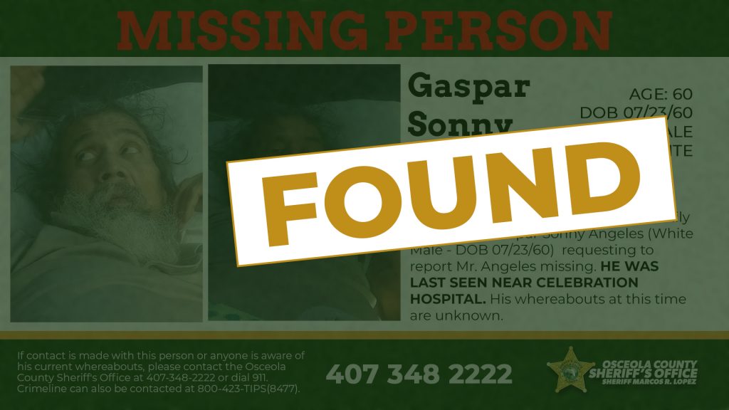 Gaspar Sonny Found