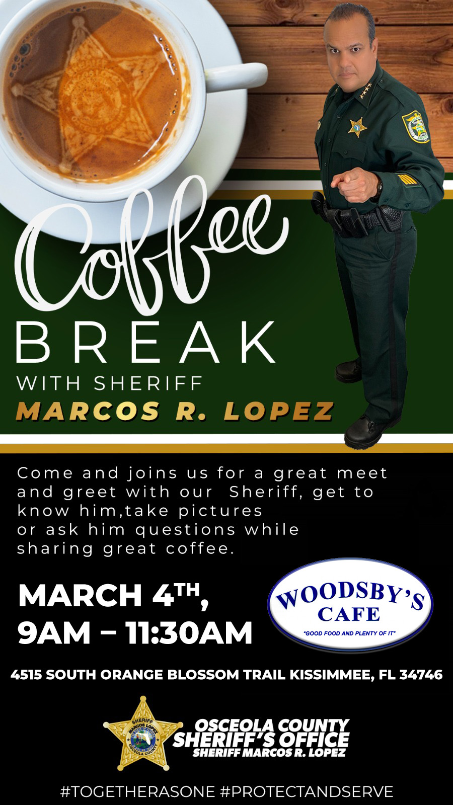 Coffee Break with Sheriff Lopez