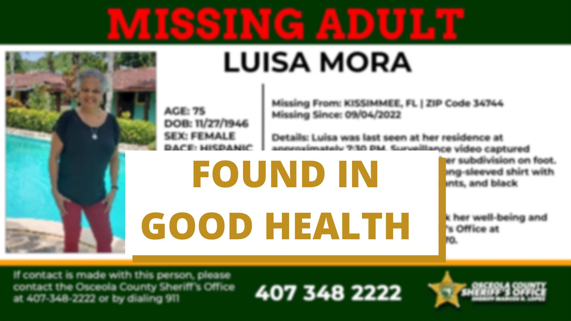 Luisa Mora Found